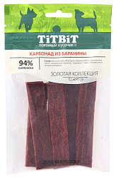 TiTBiT Золотая коллекция лакомство для собак Карбонад из баранины 70гр