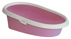 Туалет для кошек Bergamo Minou Mini с рамкой 43*30*14см