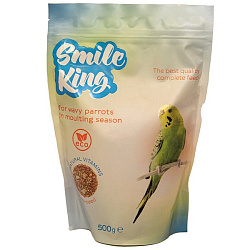 Smile King корм для волнистых попугайчиков в период линьки 500г
