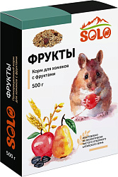 SOLO Фрукты корм для хомяков 500гр