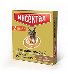 Инсектал Комбо для собак капли на холку 40-60 кг (упак. 1 пипетка) N207