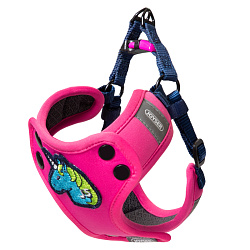 Шлейка мягкая JOYSER Walk Mood Harness S розовая