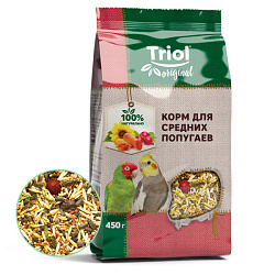 Triol Original корм для средних попугаев 450гр