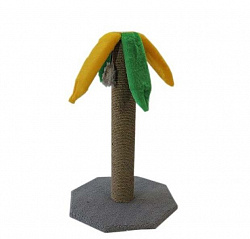 Когтеточка ZooMoDa "Пальма" меховая малая для кошек №208
