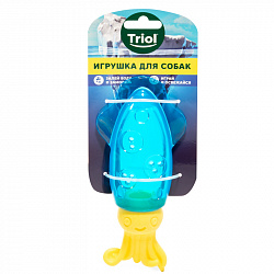 Игрушка для собак из термопластичной резины охлаждающая "Кальмар" 175мм