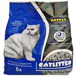 Catlitter carbon MINI комкующийся наполнитель 5л