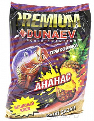Прикормка DUNAEV-PREMIUM 1кг Карп-Сазан Ананас