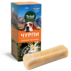 Лакомство для собак сухое "Сырная палочка чурпи" S 30г серия PLANET FOOD, Triol