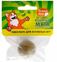 Игрушка для кошек Мятный мячик Великий Кот Великан 51гр