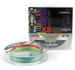 Шнур Caiman Fortness sinking 8PE 0,16мм 150м Multicolor 225529