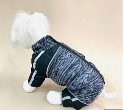 Комбинезон для собак Зима Black dog мех,мальчик 10