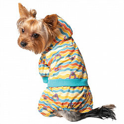 Комбинезон-дождевик для собак демисезонный Stitch Tropics M 30см Triol