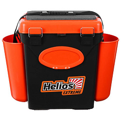 Ящик зимний FishBox односекционный (10л) оранжевый Helios