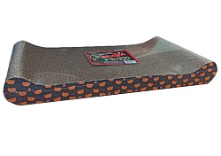 BraVa Когтеточка картон Косточка 45*23*6см