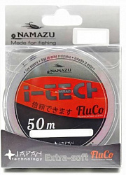 Леска Namazu I-Tech Fluco L-50м d-0.286мм test-6,01кг прозрачная