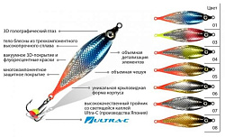 Блесна зимняя AQUA КОБРА 7гр. цвет 04 (109950)