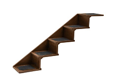 Лестница настенная Паркур подвесная 5 ступеней ВЕНГЕ 80*13,3*h10,1  84997