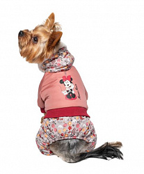 Комбинезон для собак Зима Disney Minnie Flowers XS, размер 20см	