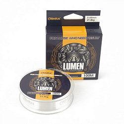 Леска Caiman Lumen 100мм 0,45мм прозрачная