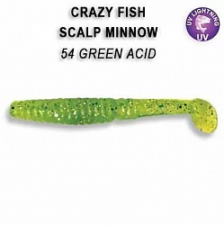 Виброхвост Crazy Fish Scalp Minnow 100mm 18-100-54