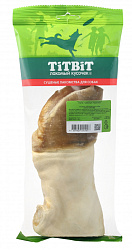 TiTBiT лакомство для собак нога говяжья резаная 306гр