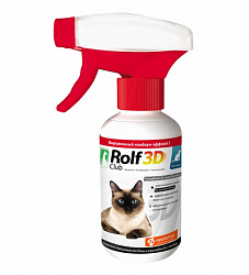 RolfClub 3D для кошек спрей от блох 200мл