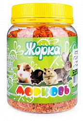Жорка лакомство для грызунов Морковь сушеная 140гр