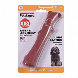 Игрушка для собак Petstages Mesquite Dogwood с ароматом барбекю 18 см средняя