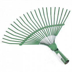 Грабли веерные пластинчатые 20зуб раздвижные без черенка