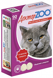Доктор ZOO № 90 для кошек говядина