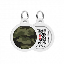 Адресник Коллар с QR-паспортом "Камо" 25мм