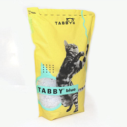 Tabby впитывающий силикагелевый наполнитель с ароматом лаванды 3,8л