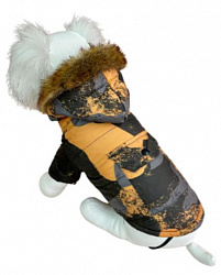 Комбинезон для собак Зима Аляска WH004 подклад флис коричневый S PetFashion
