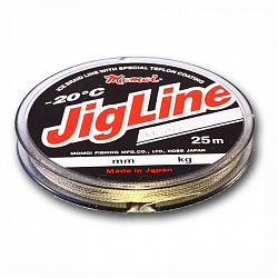 Шнур JigLine Winter 012мм 9,0кг 25м хаки