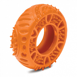 Игрушка для собак Термопластичная резина Шина с шипами 90 мм Triol