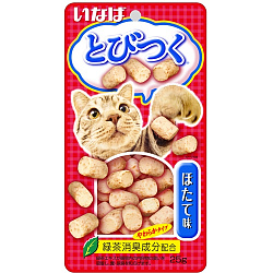 INABA Tobitsuku Лакомство для кошек Снеки с куриным филе и гребешком 25гр