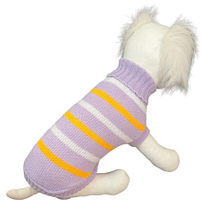 Свитер для собак "Пастила" полоска L PetFashion