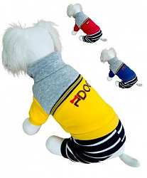 Комбинезон для собак Зима трикотаж/мех микс размер M WH006 PetFashion
