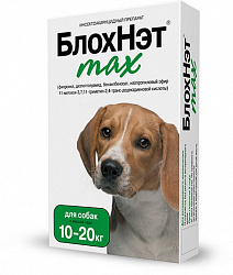 БлохНэт для собак капли на холку 10-20кг