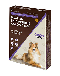 Мультивитаминное лакомство Good Dog 90т период линьки