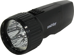 Фонарь аккумуляторный SMARTBUY 5LED с прямой зарядкой,чёрный