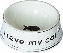 Миска керамика №1 I Love my cat 1291