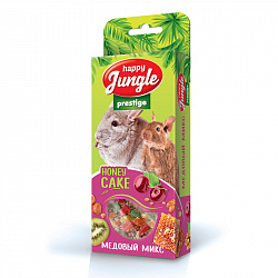Лакомство для грызунов Happy Jungle Prestige Корзинки Медовый микс 3шт J506