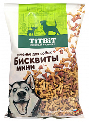 TiTBiT Печенье лакомство для собак Бисквиты мясные мини 500гр