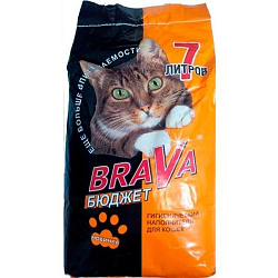 BraVa Бюджет впитывающий наполнитель 7л