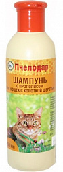 Шампунь Pchelodar для кошек короткошерстных прополис 250мл