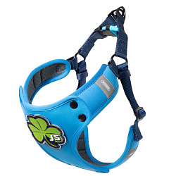 Шлейка мягкая JOYSER Walk Mood Harness L голубая
