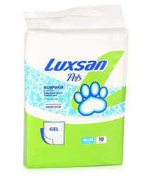 Пеленки впитывающие для животных Luxsan Premium гель 60*60(10шт)
