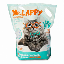 Mr Lappy впитывающий силикагелевый наполнитель 3,8л
