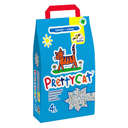 Pretty Cat глиняный впитывающий наполнитель с део-кристаллами Aroma Fruit 4л